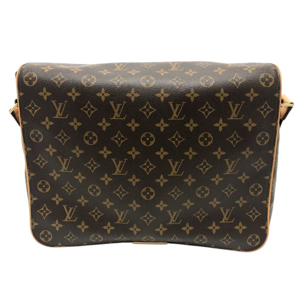 LOUIS VUITTON Authentic Brown Monogram Canvas Messenger Shoulder Bag